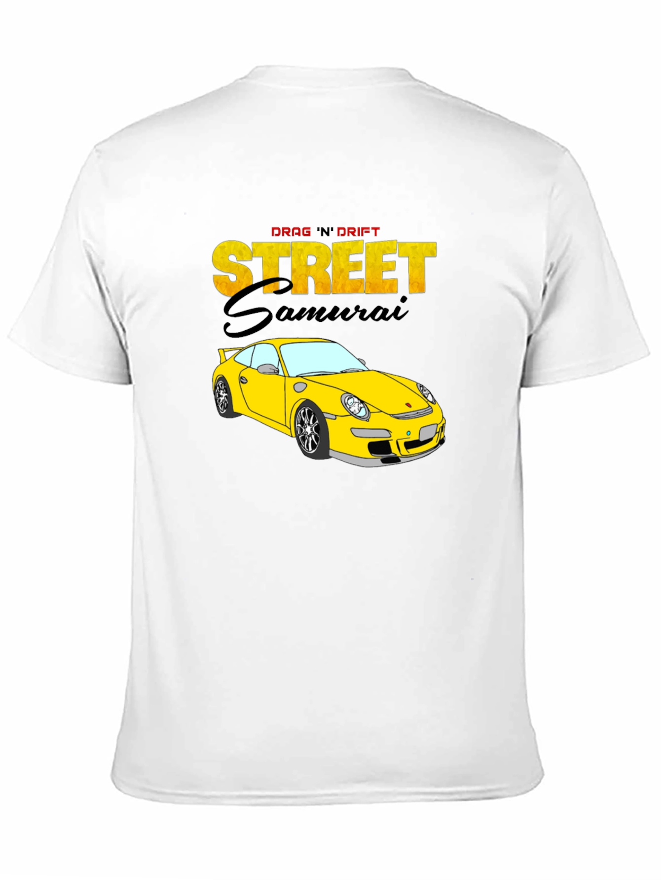 Street Samurai Car Graphic T-Shirt