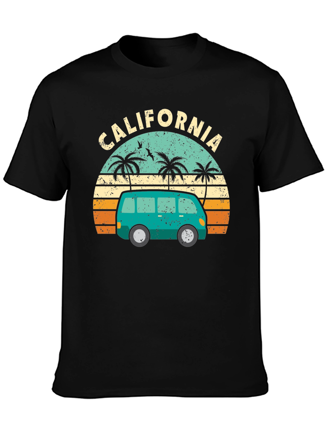 California Retro Van Graphic T-Shirt