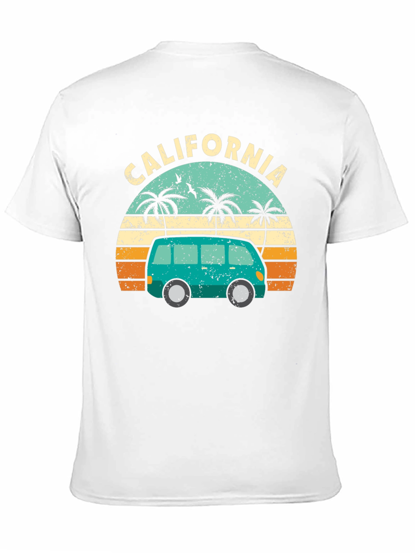 California Retro Van Graphic T-Shirt