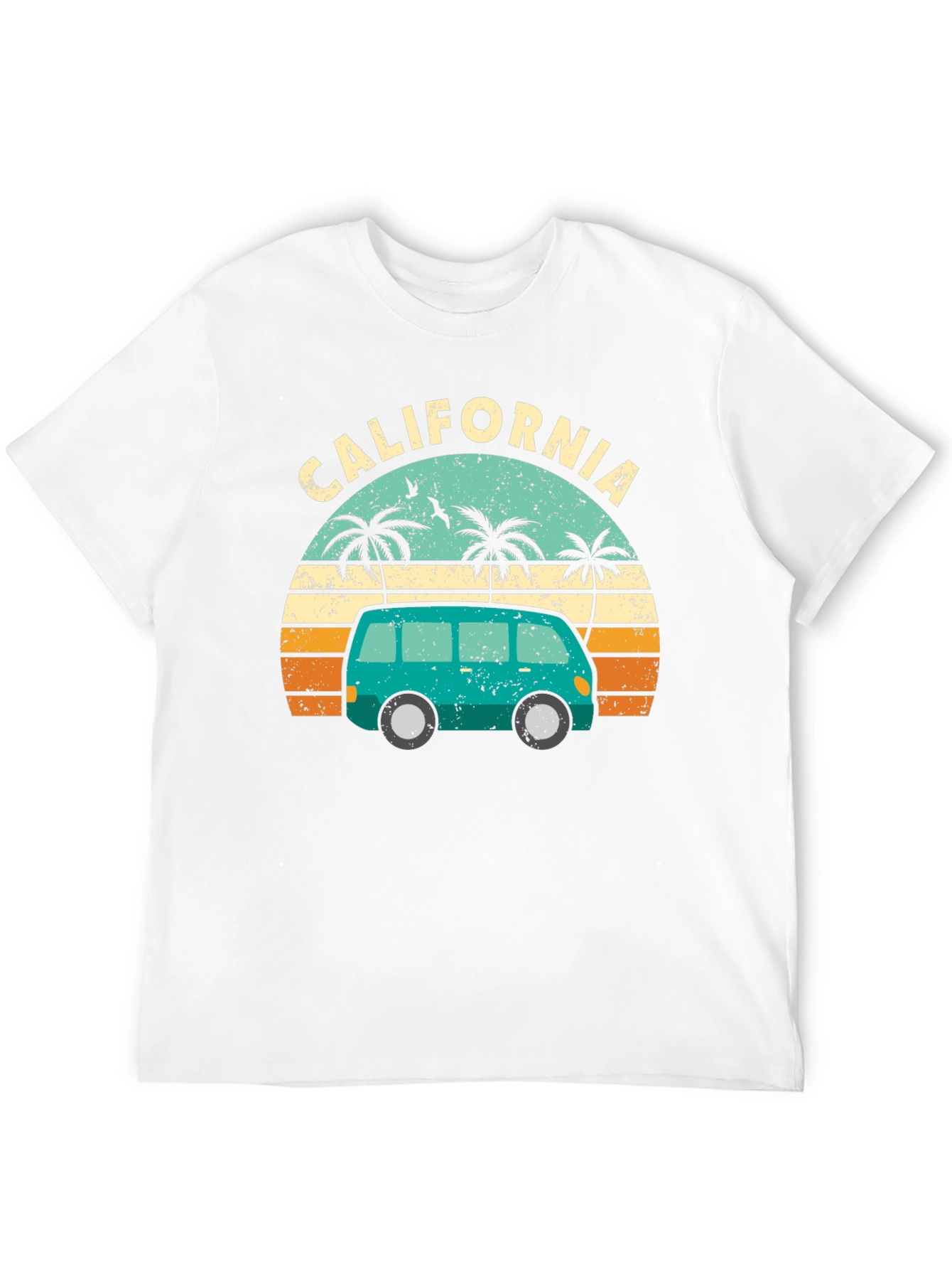 California Retro Van Graphic T-Shirt
