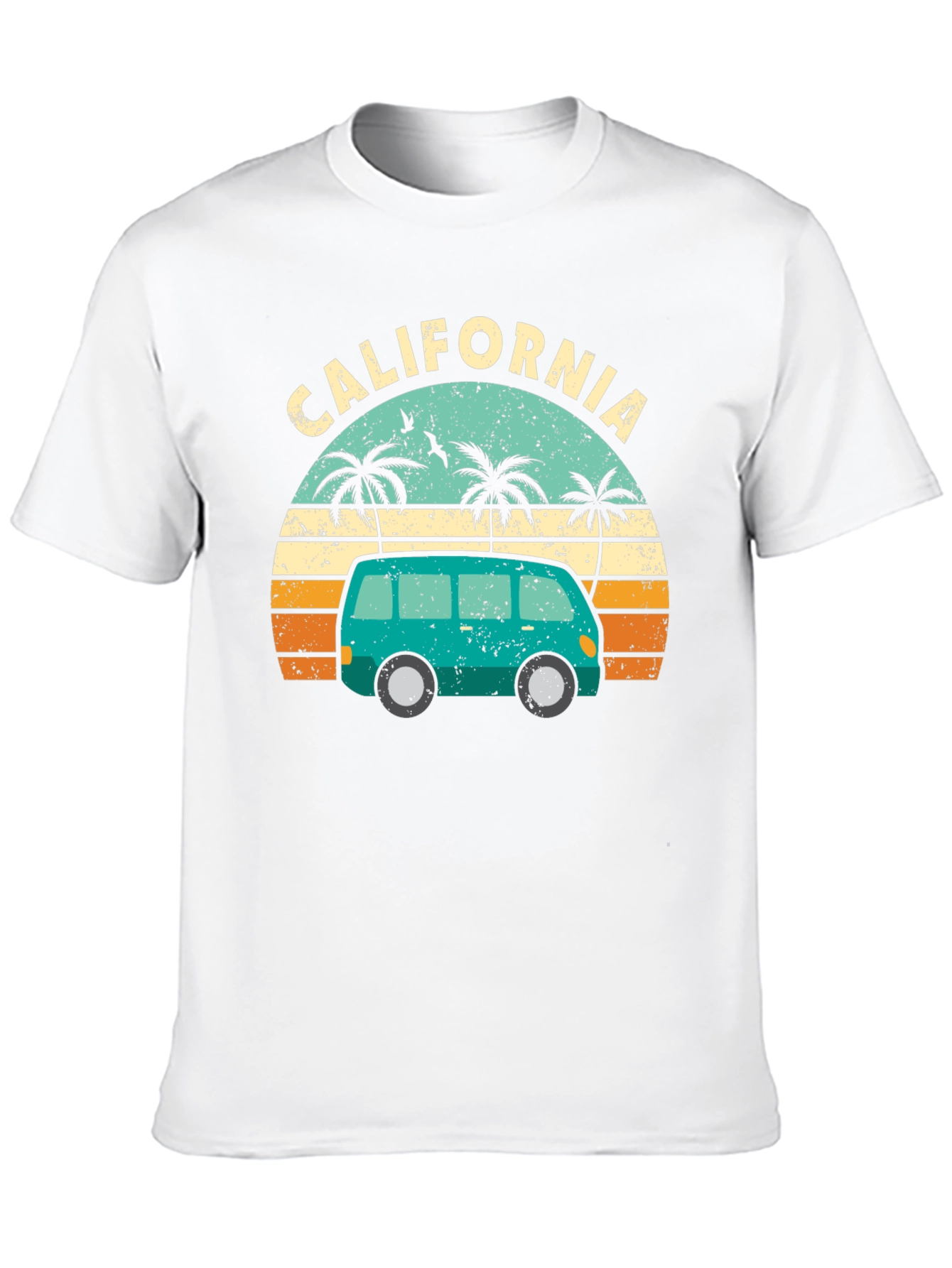 California Retro Van Graphic T-Shirt