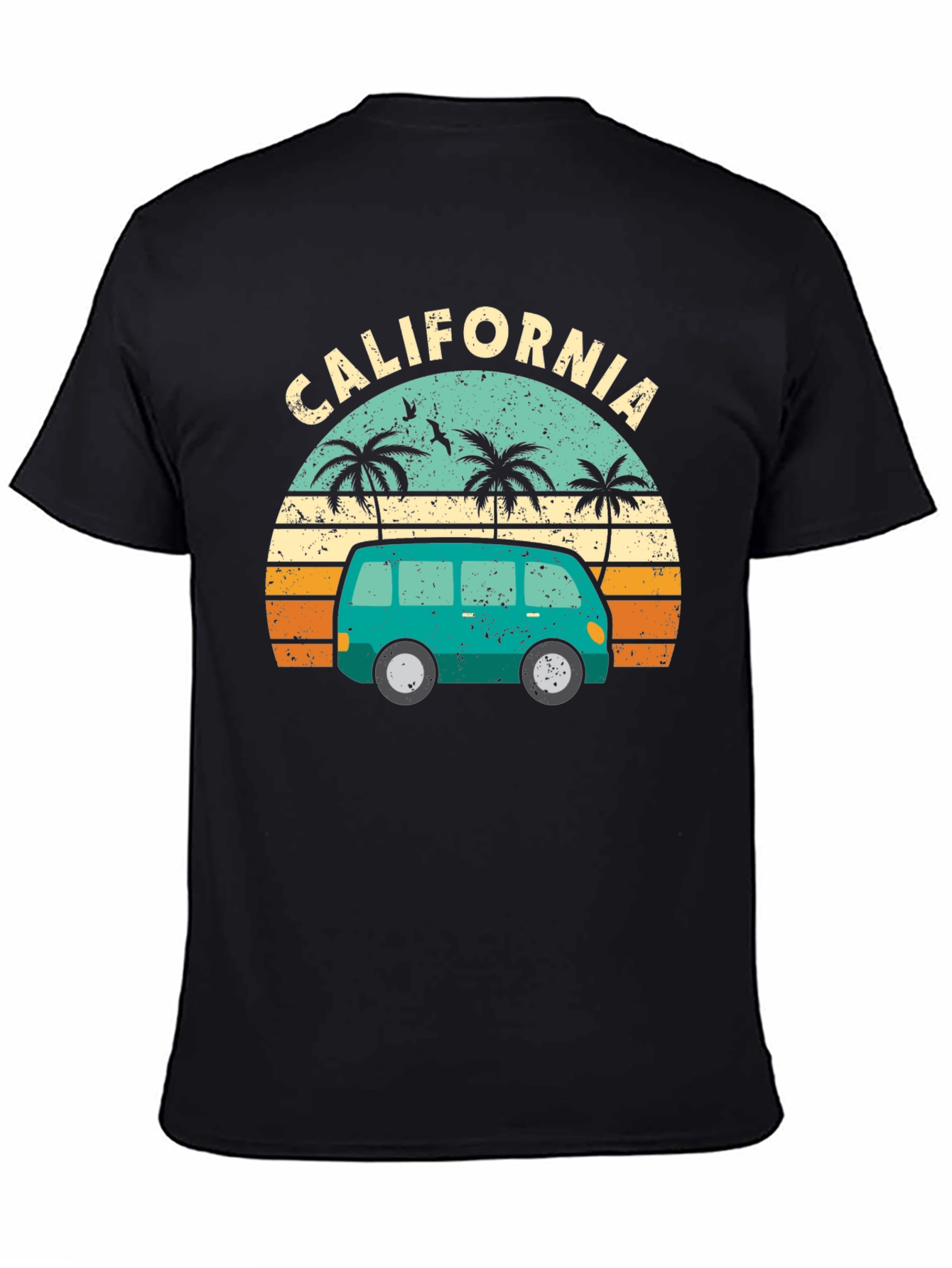 California Retro Van Graphic T-Shirt