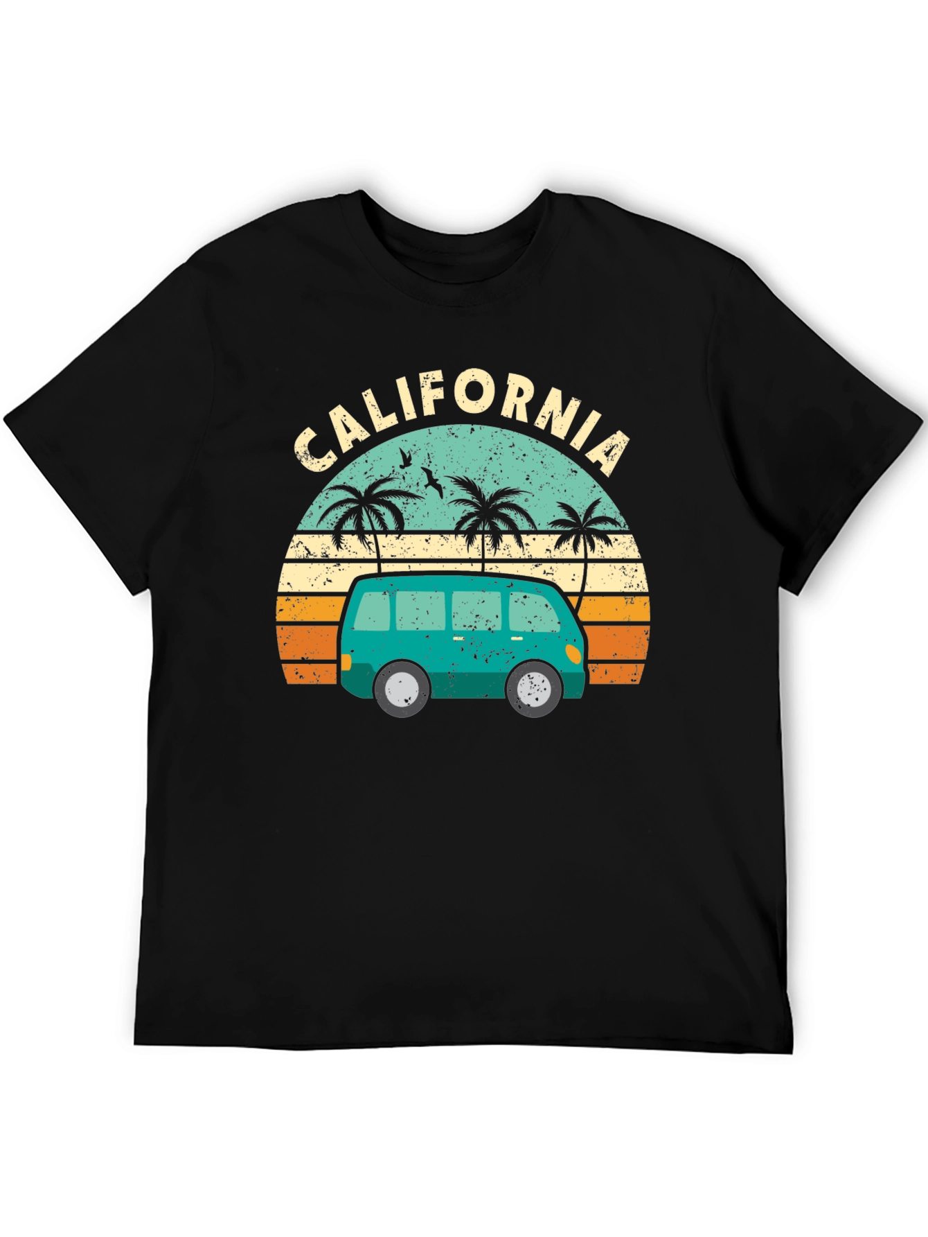 California Retro Van Graphic T-Shirt