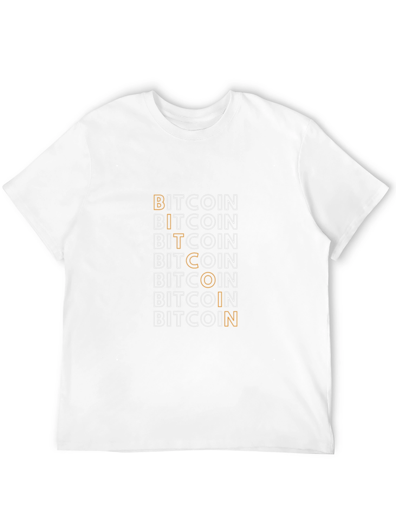 Bitcoin Graphic Print Black T-Shirt Crypto Tee