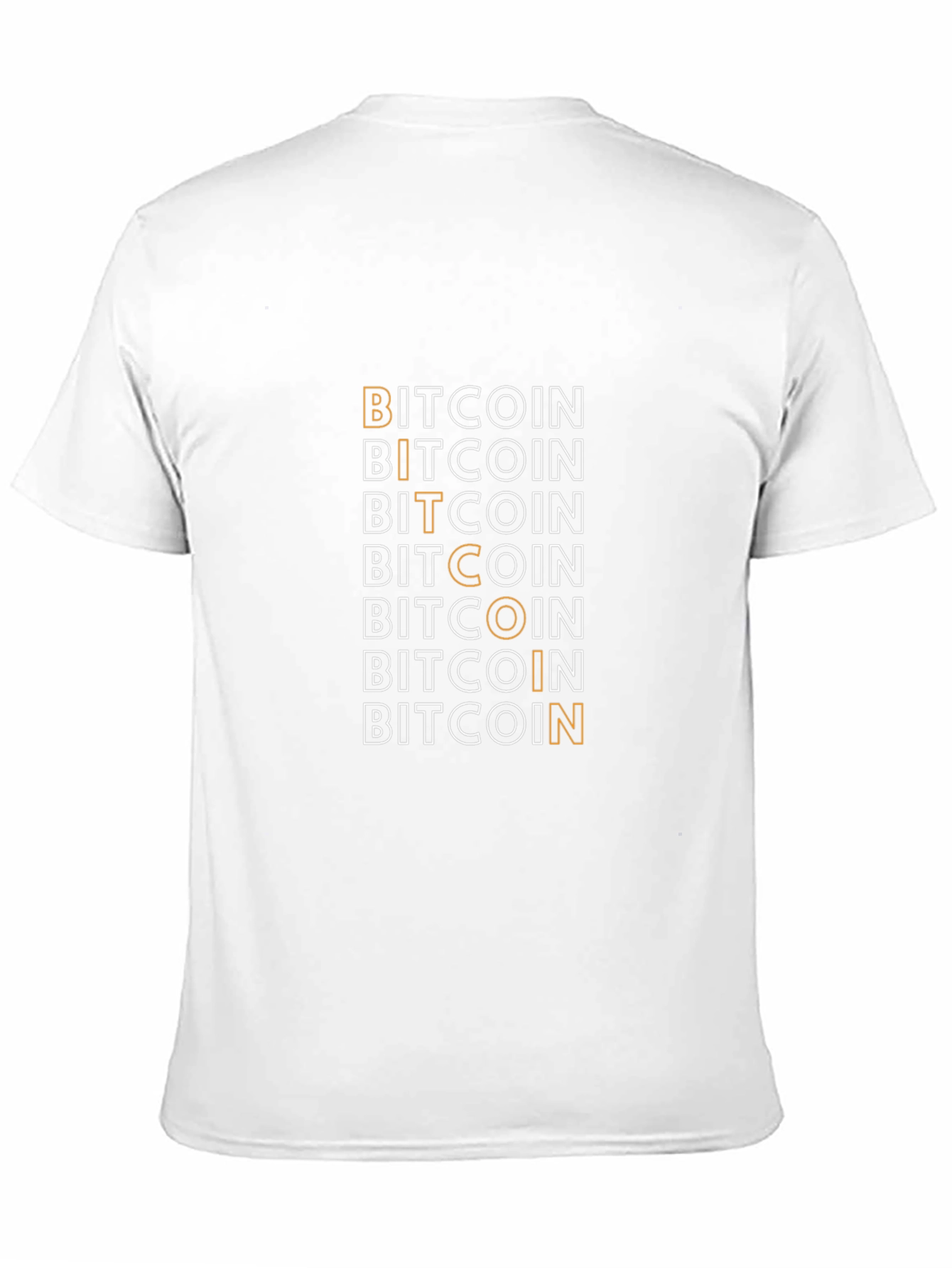 Bitcoin Graphic Print Black T-Shirt Crypto Tee