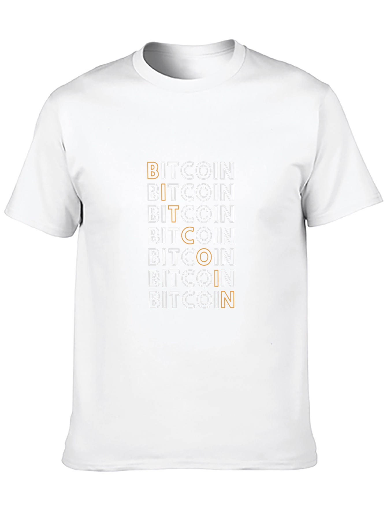 Bitcoin Graphic Print Black T-Shirt Crypto Tee