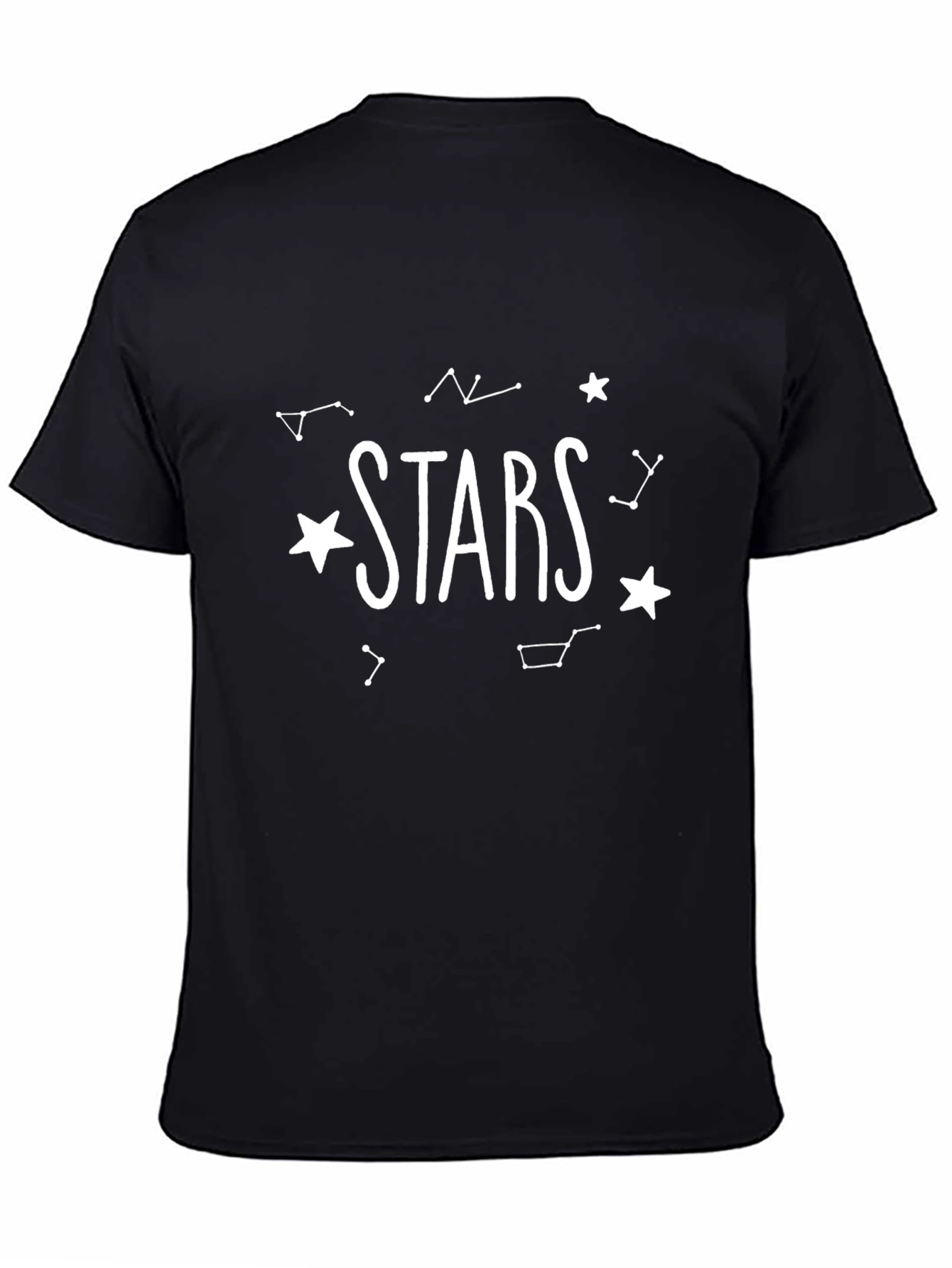 Stars Graphic Tee - Black Unisex T-Shirt