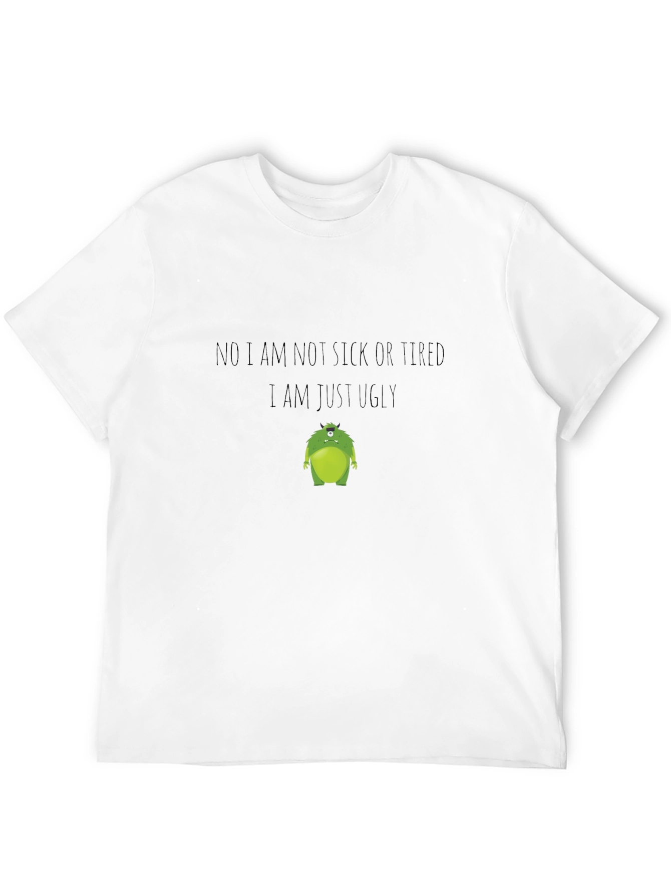 Funny Graphic T-Shirt: Ugly Monster