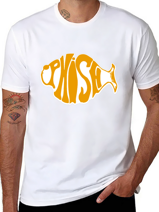 Phish Band Logo T-Shirt - Black Cotton Tee