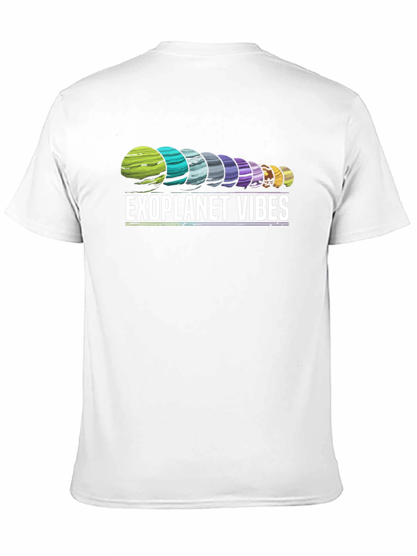 Exoplanet Vibes Graphic T-Shirt - Black