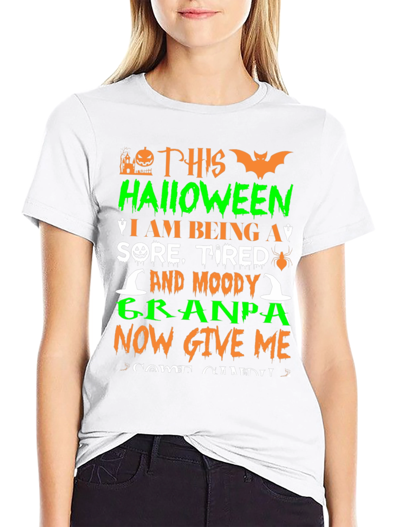 Funny Halloween Grandpa T-Shirt