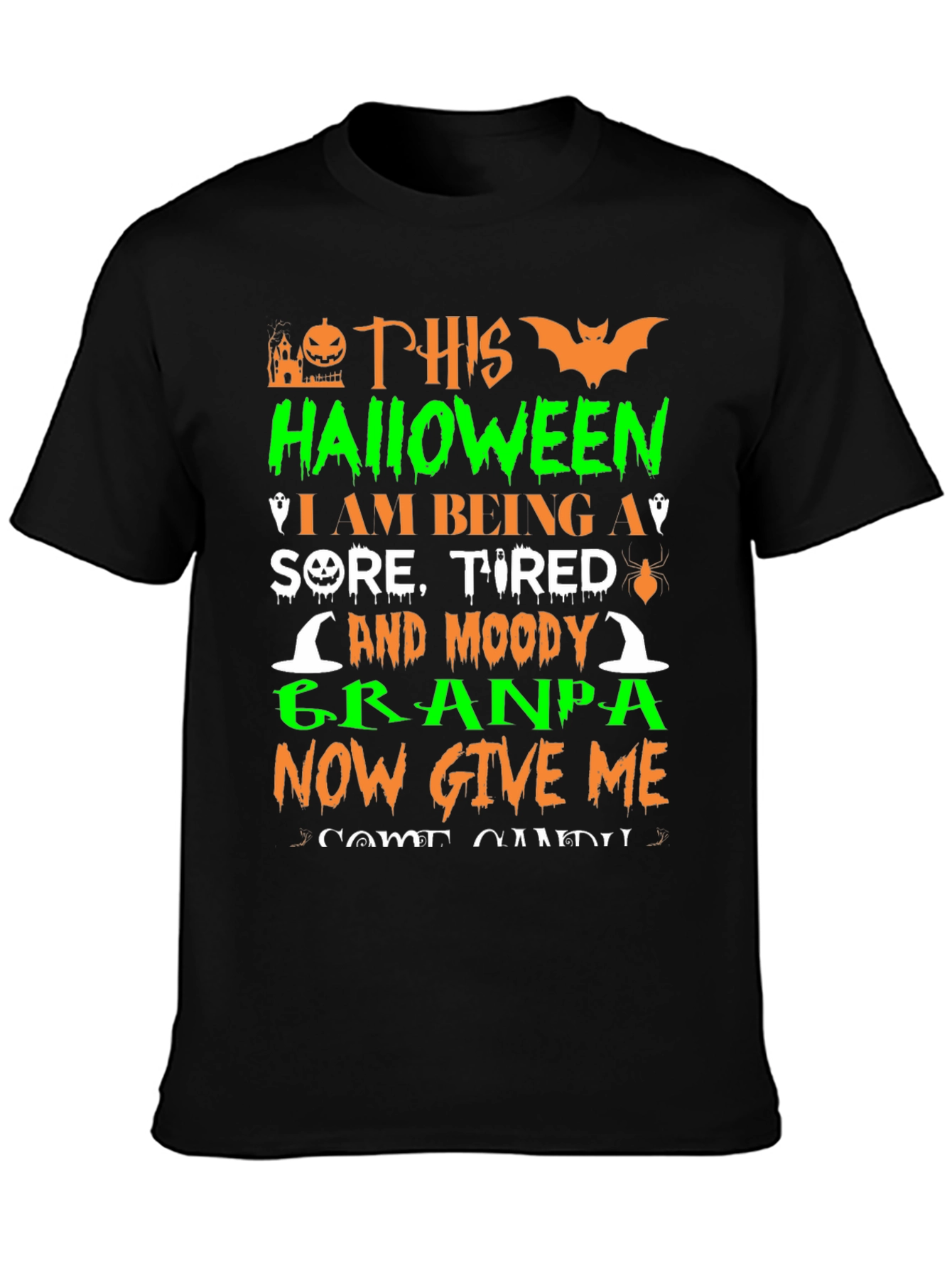 Funny Halloween Grandpa T-Shirt