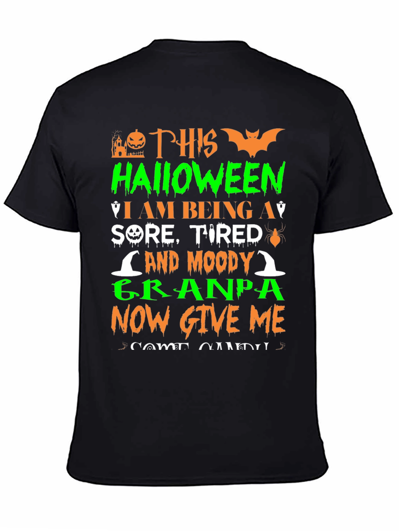 Funny Halloween Grandpa T-Shirt
