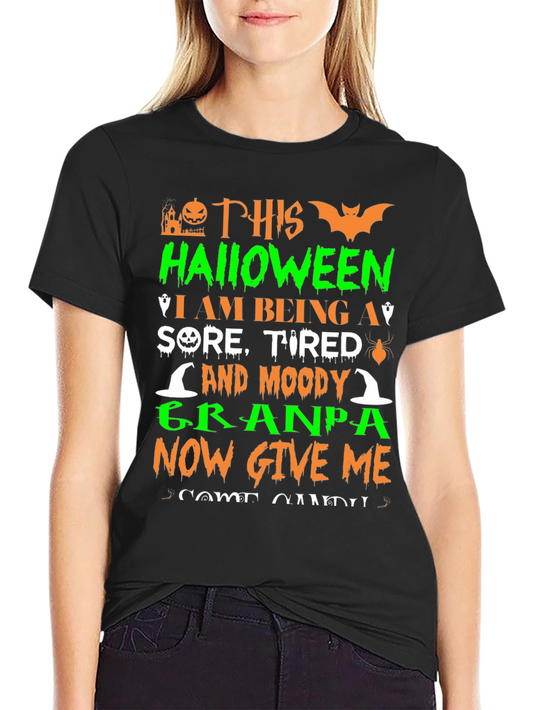 Funny Halloween Grandpa T-Shirt