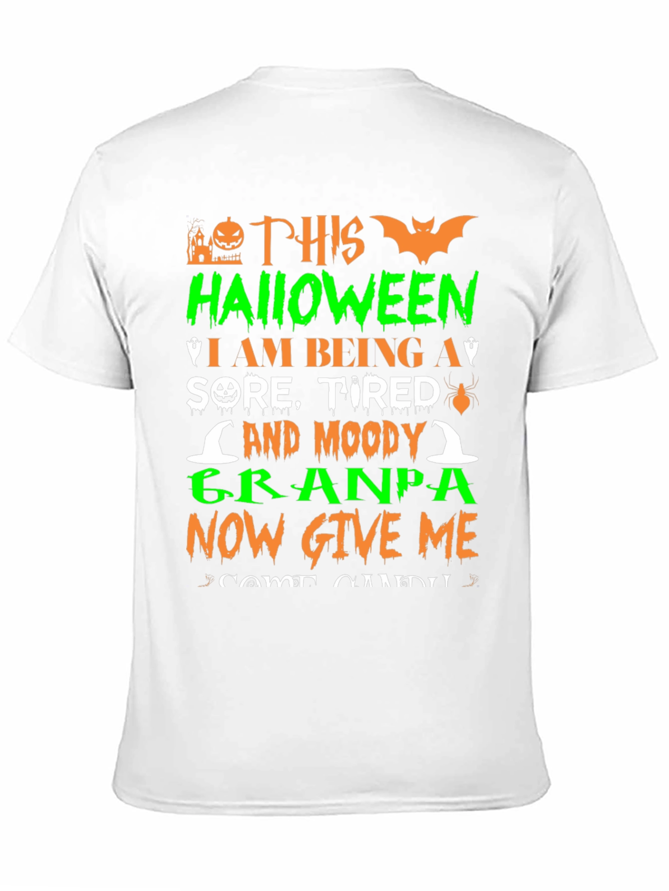 Funny Halloween Grandpa T-Shirt