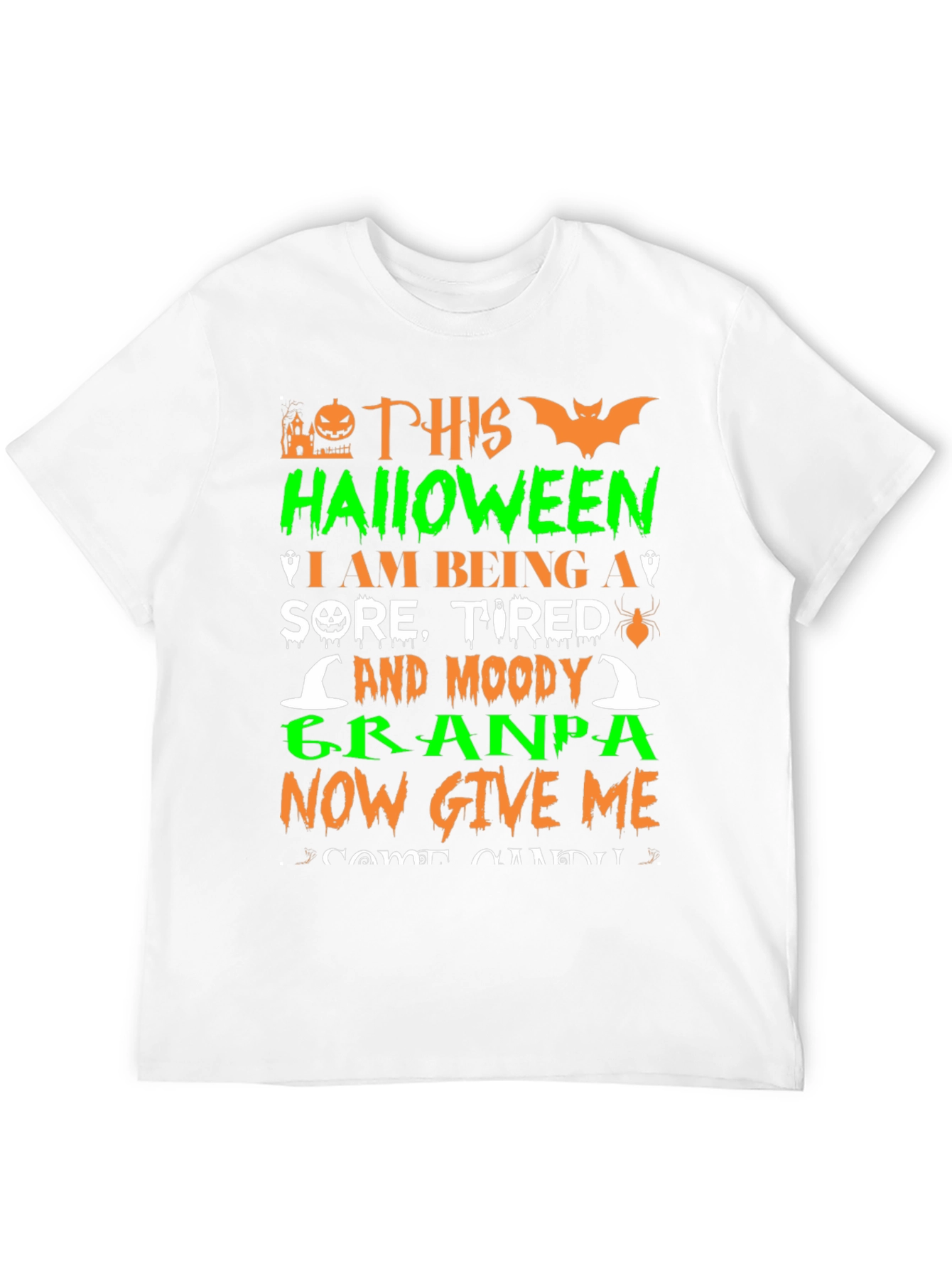 Funny Halloween Grandpa T-Shirt