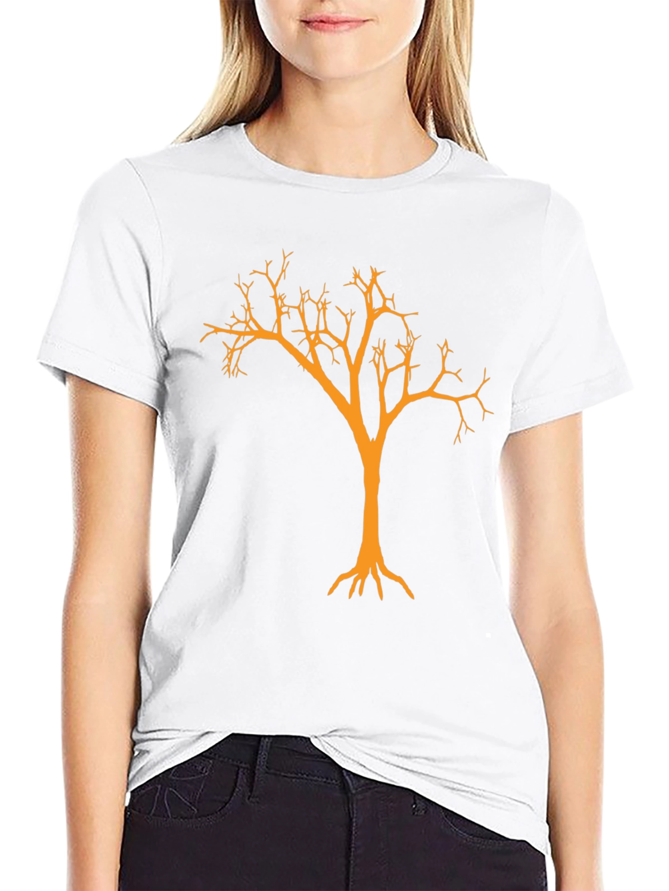 Spooky Tree Graphic Tee - Halloween Ready!