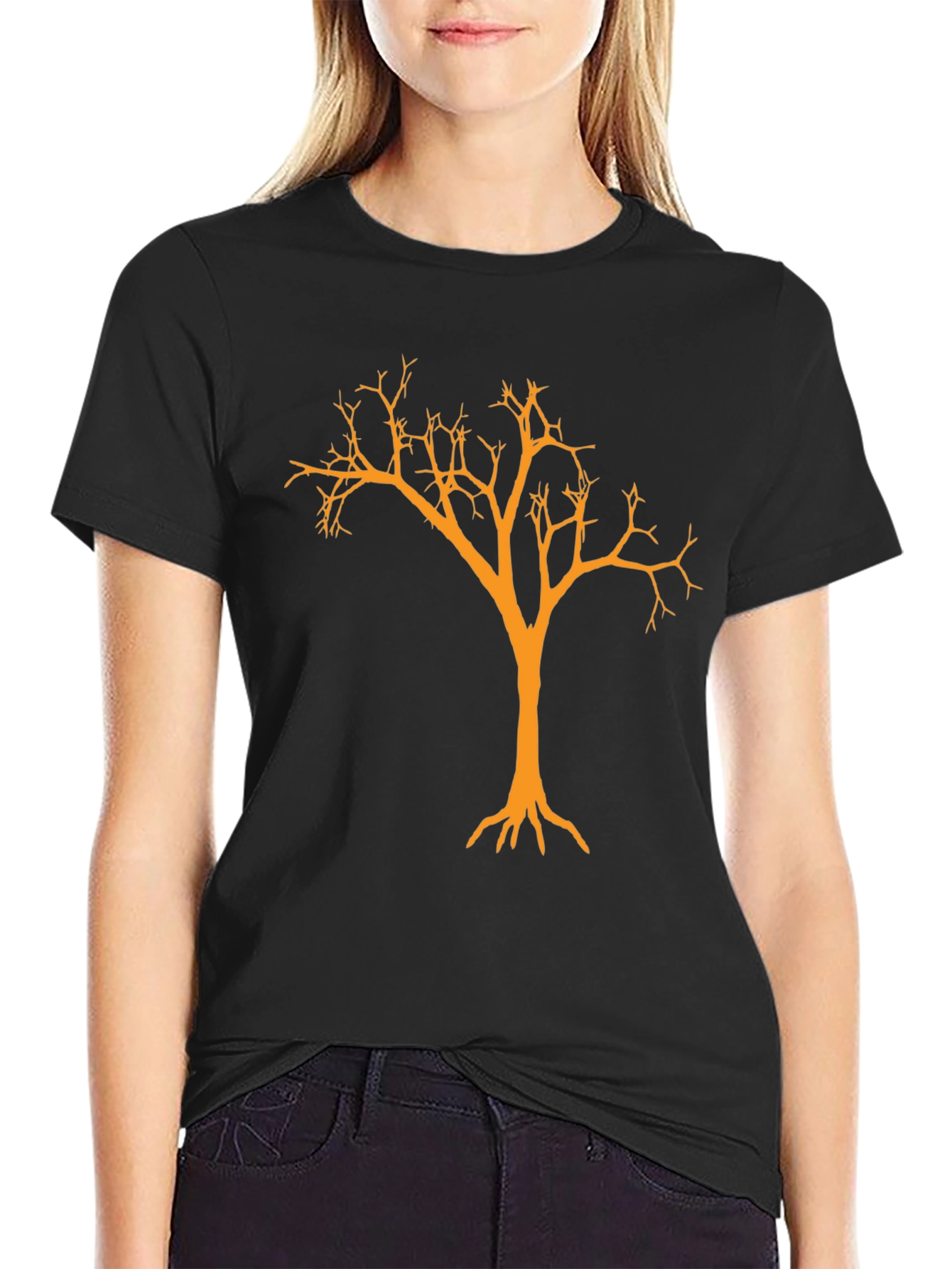 Spooky Tree Graphic Tee - Halloween Ready!