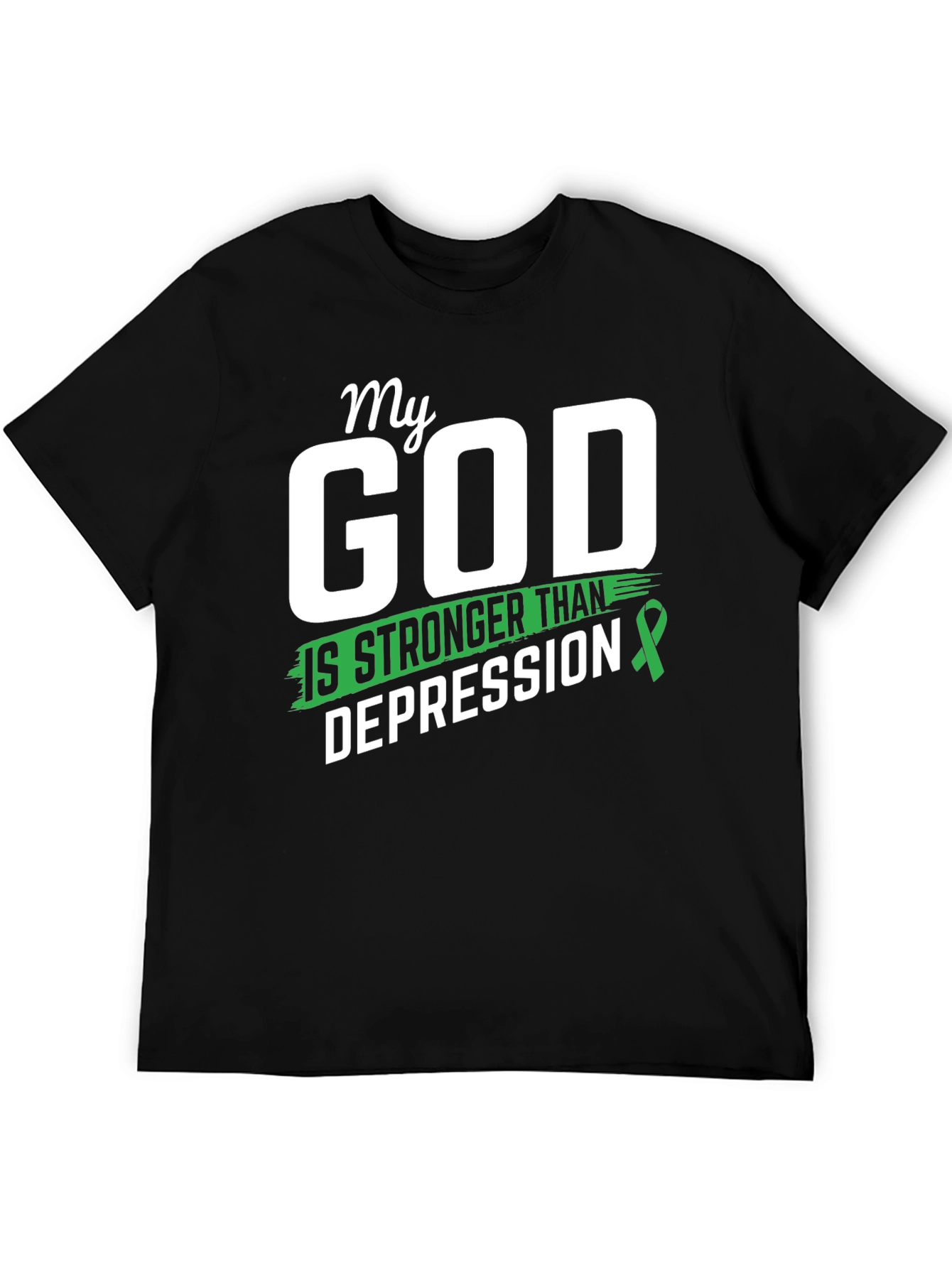 My God Is Stronger Than Depression T-Shirt