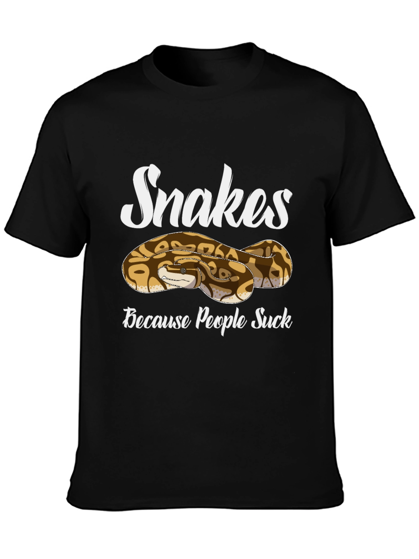 Snakes Because People Suck T-Shirt