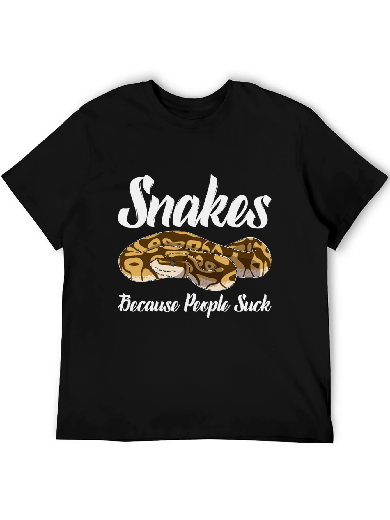 Snakes Because People Suck T-Shirt