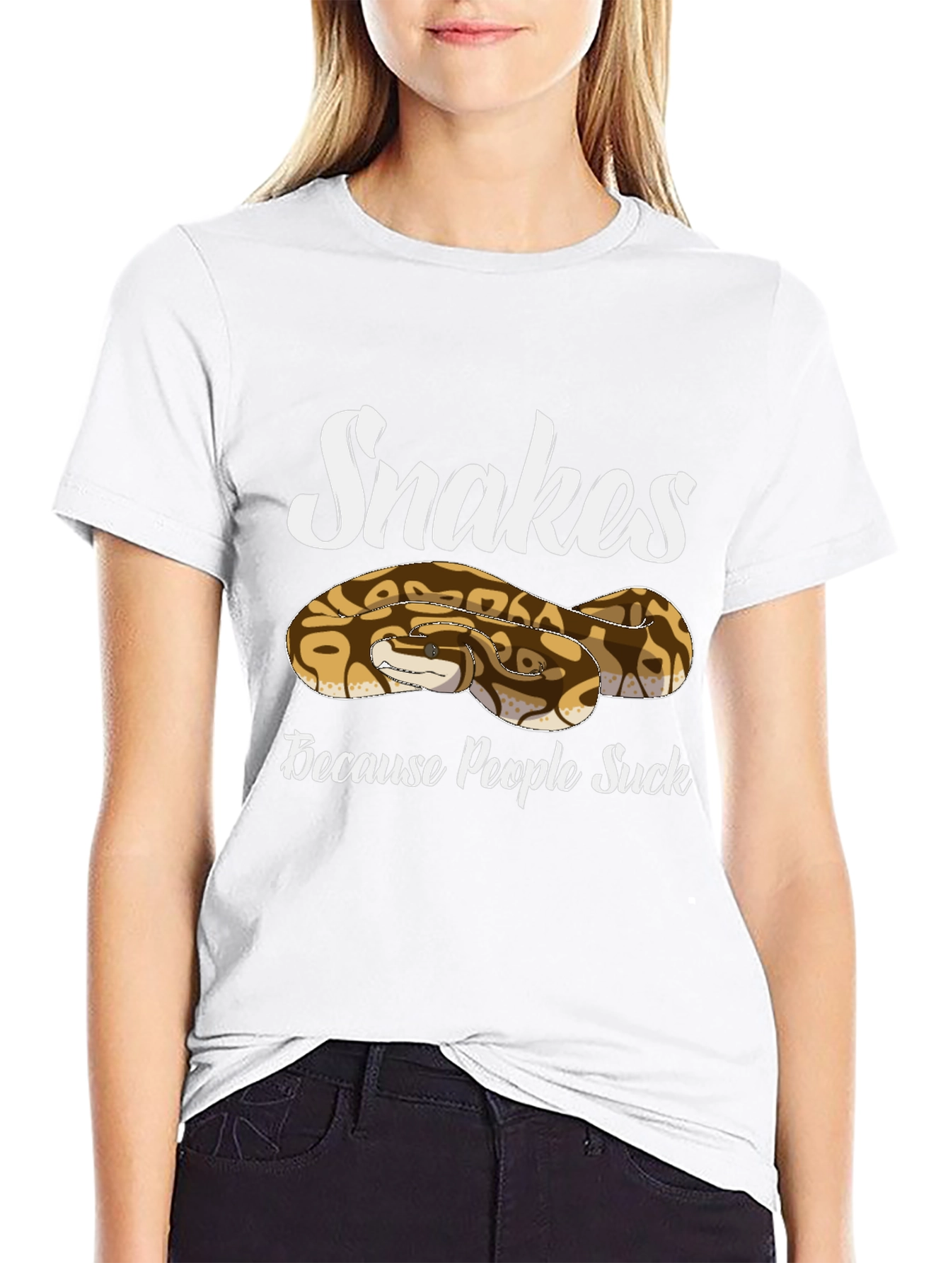 Snakes Because People Suck T-Shirt