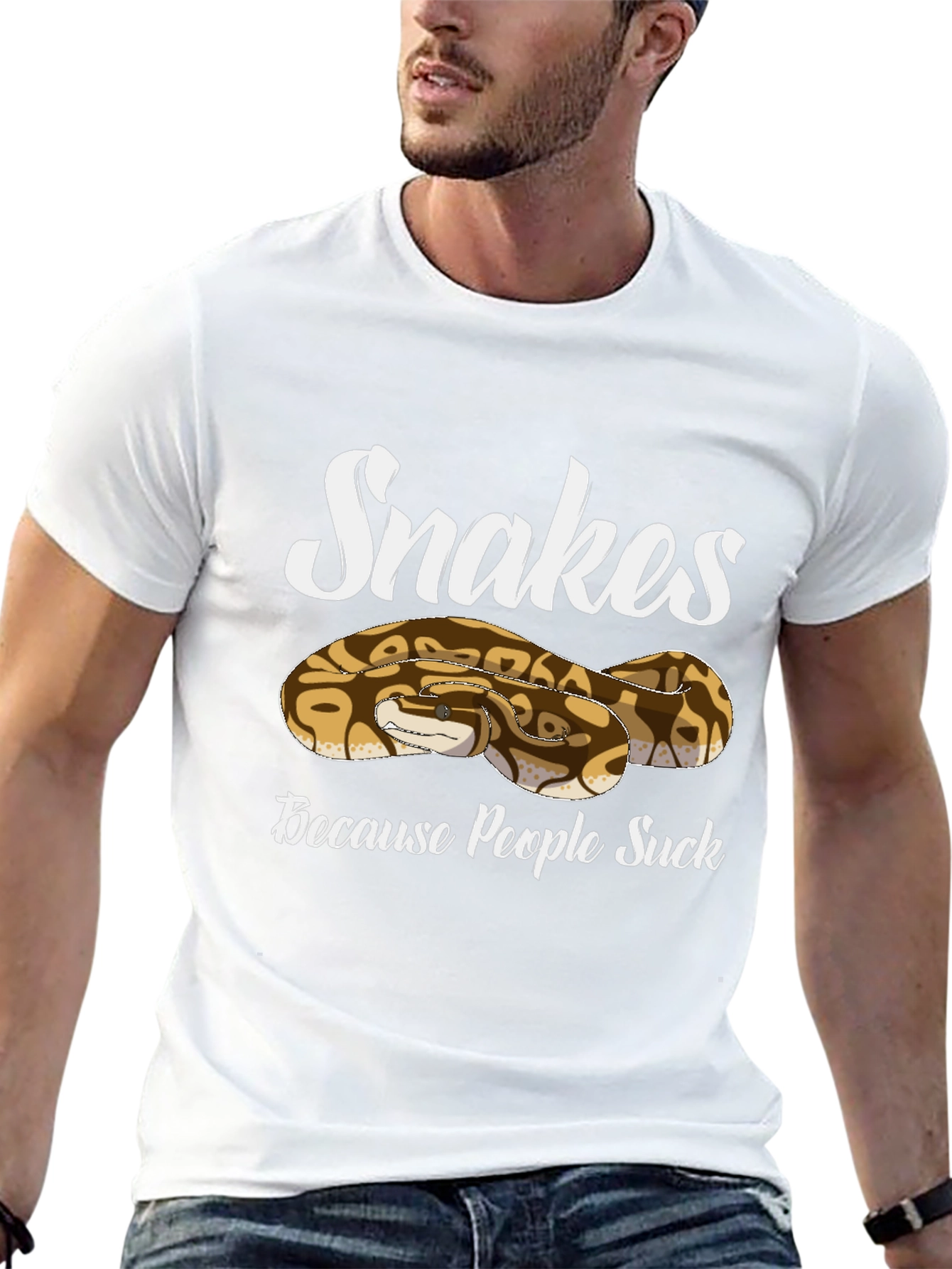 Snakes Because People Suck T-Shirt