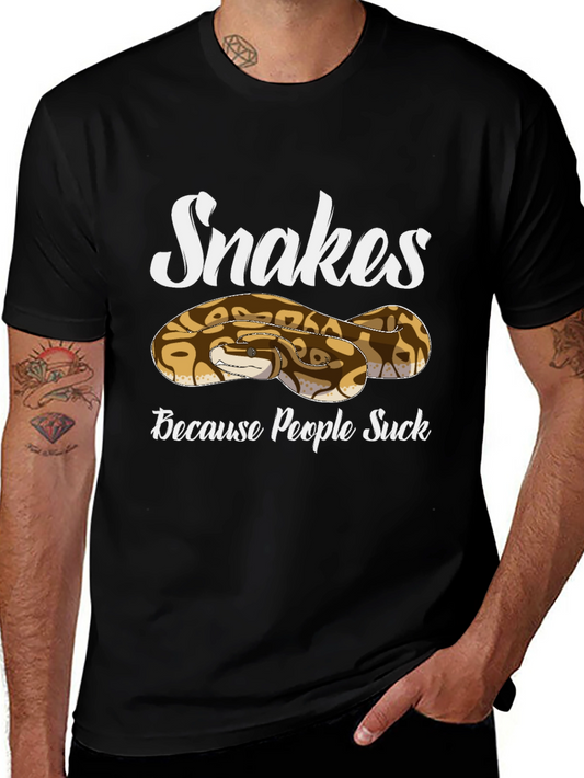 Snakes Because People Suck T-Shirt
