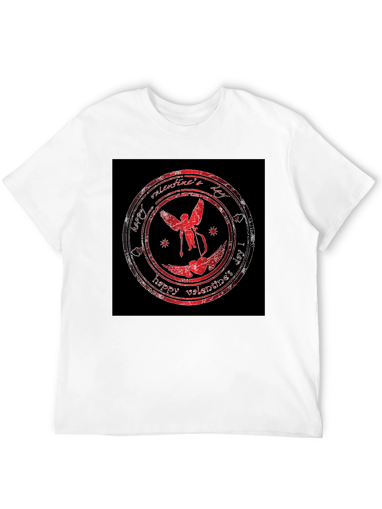 Valentines Day Cupid T-Shirt - Black