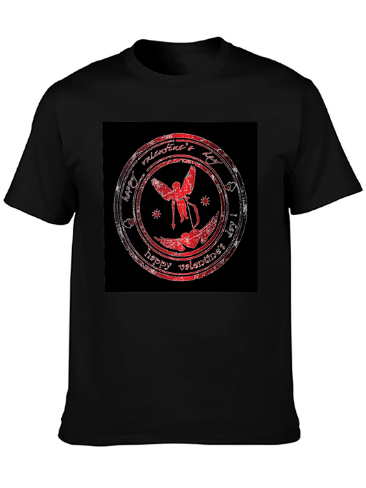 Valentines Day Cupid T-Shirt - Black