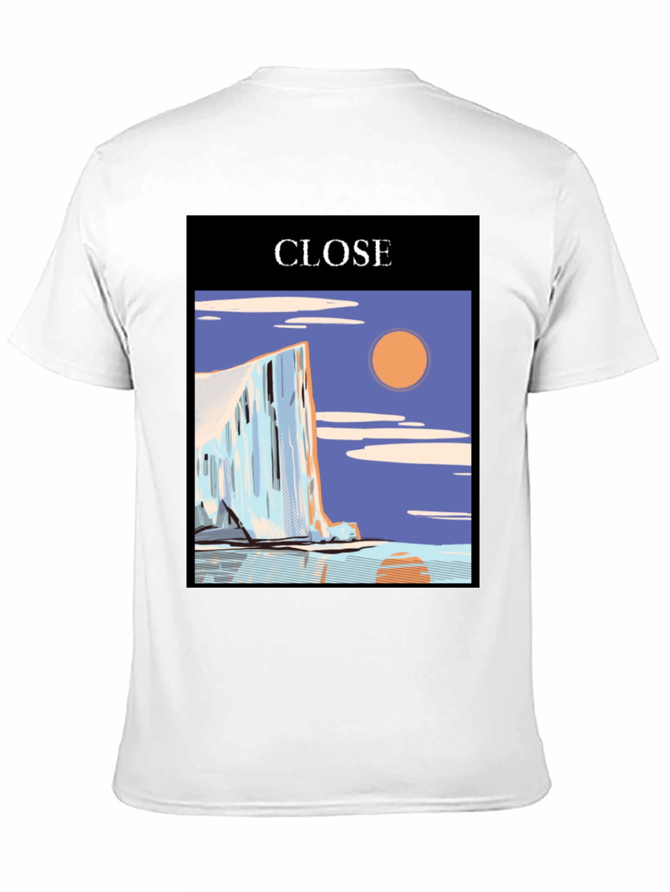 CLOSE Graphic Tee - Stylish Mens Black T-Shirt