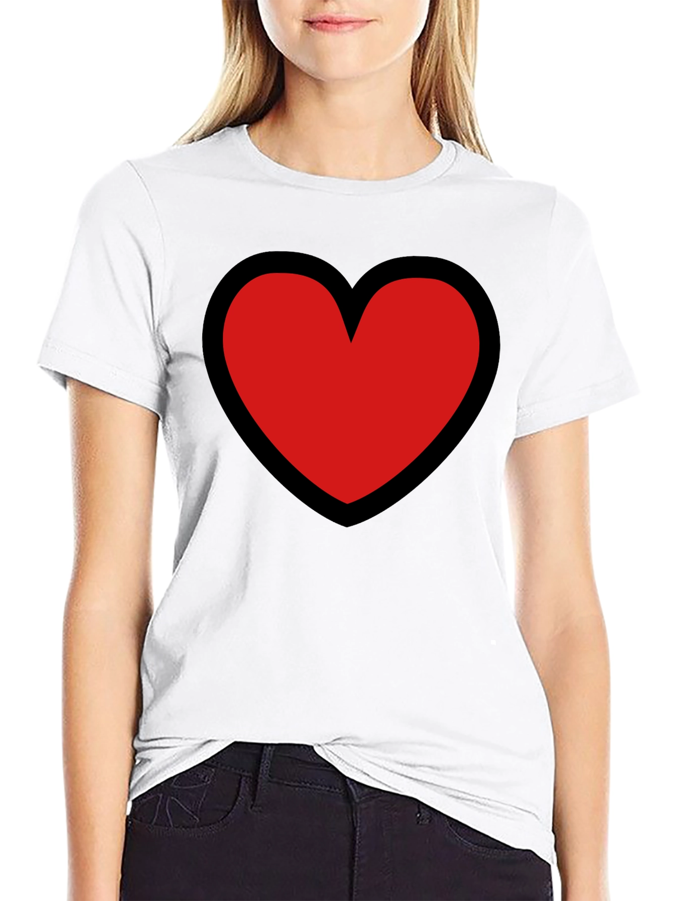 Heart Graphic T-Shirt - Bold & Stylish