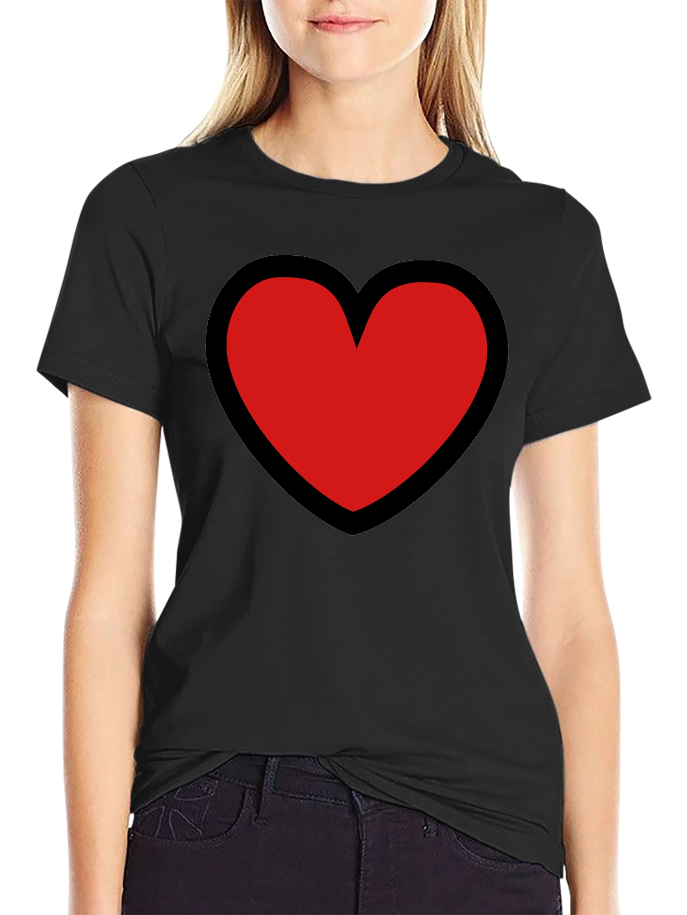 Heart Graphic T-Shirt - Bold & Stylish