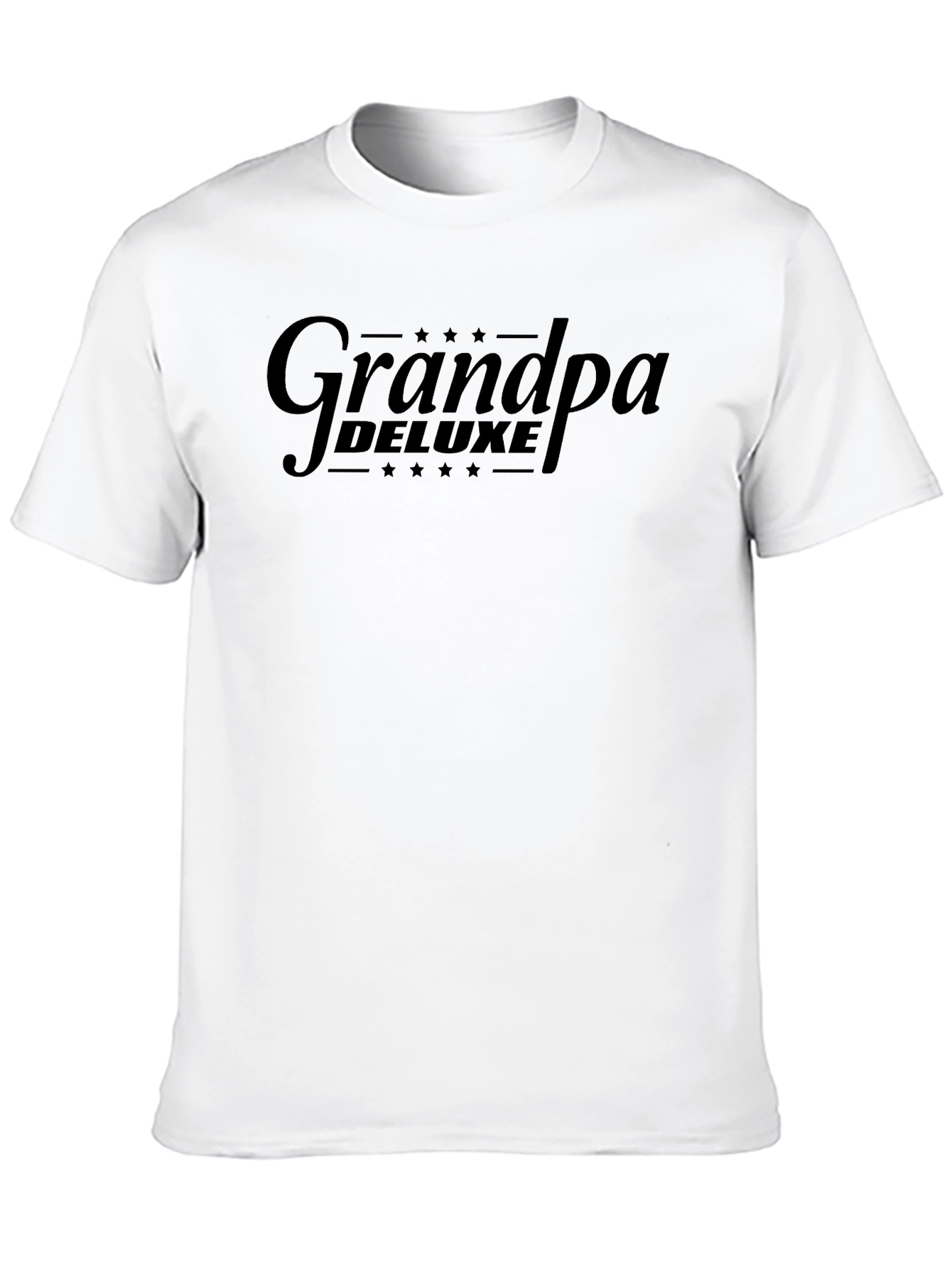 Grandpa Deluxe Black Graphic Tee
