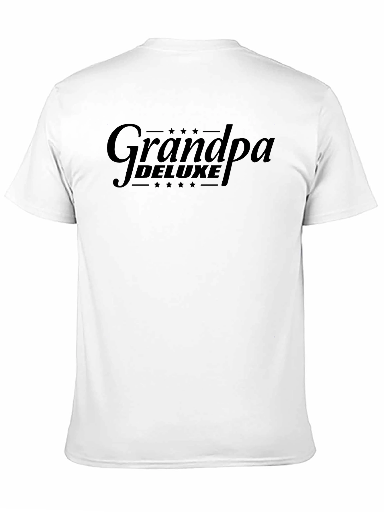 Grandpa Deluxe Black Graphic Tee
