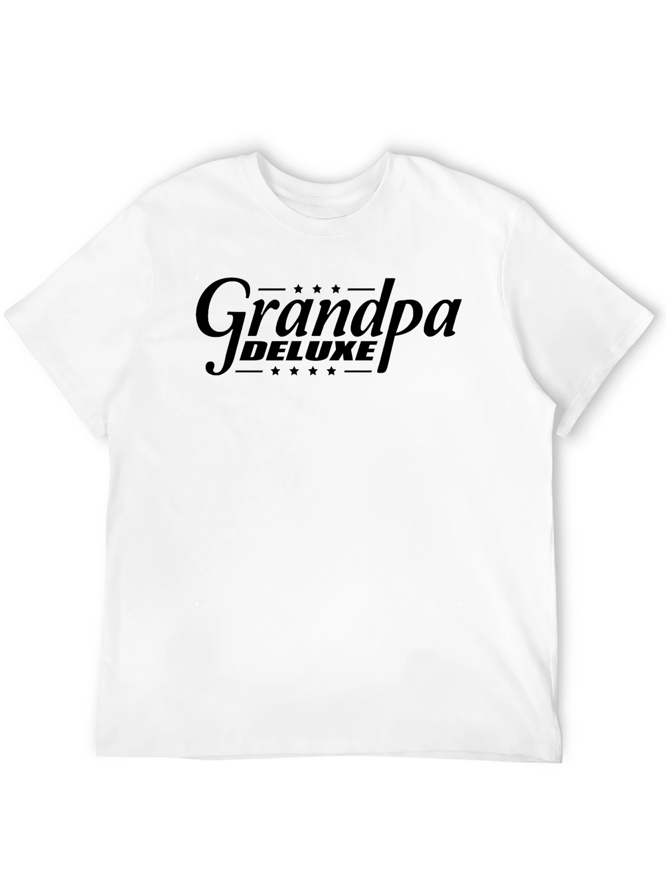 Grandpa Deluxe Black Graphic Tee