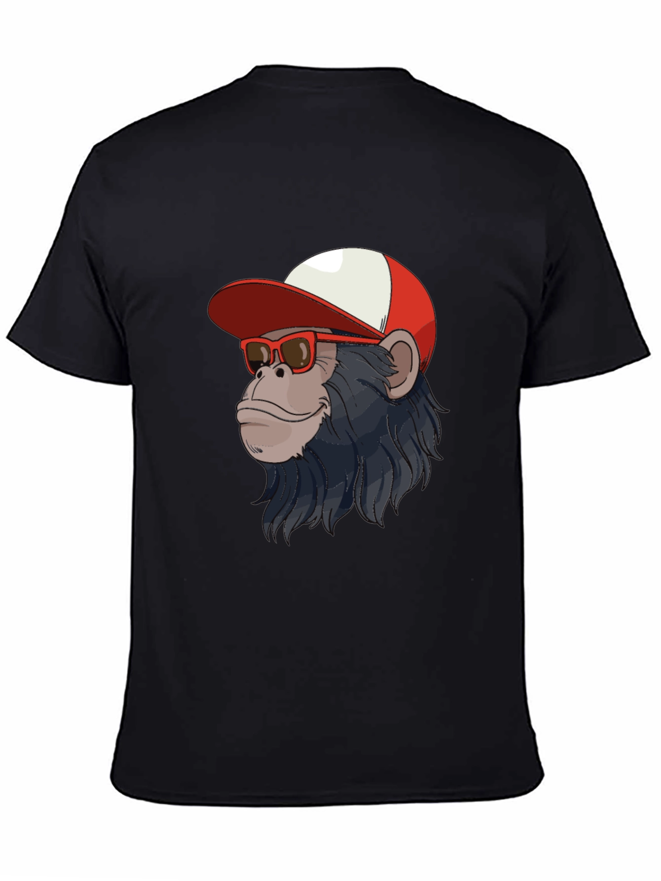 Monkey Face Graphic Tee - Stylish Casual Wear
