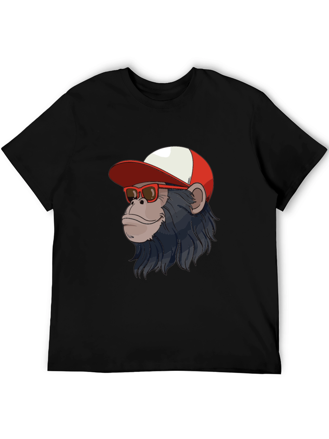 Monkey Face Graphic Tee - Stylish Casual Wear