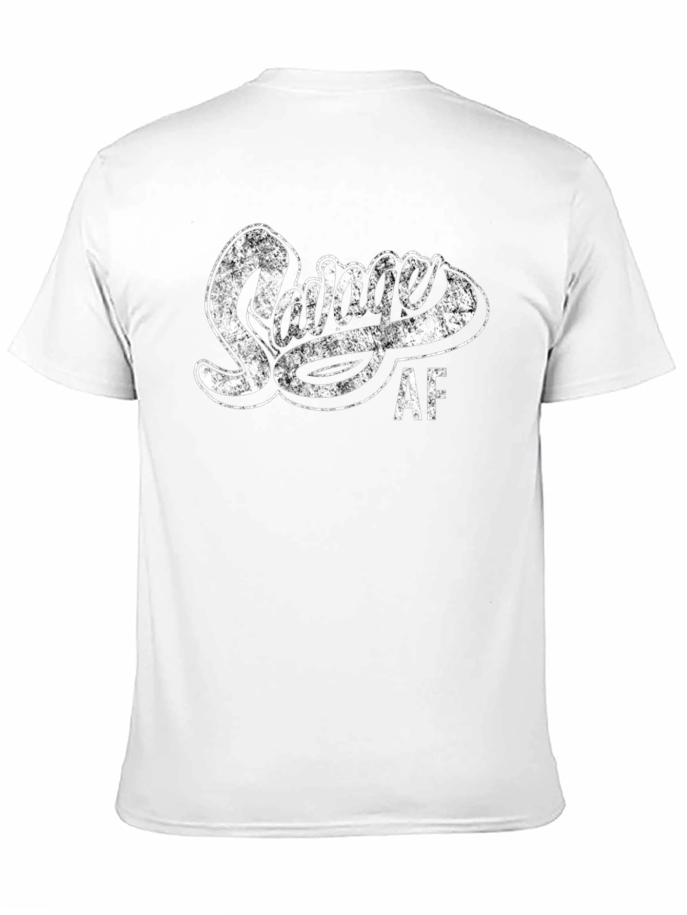 Savage AF Graphic Tee - Distressed Print