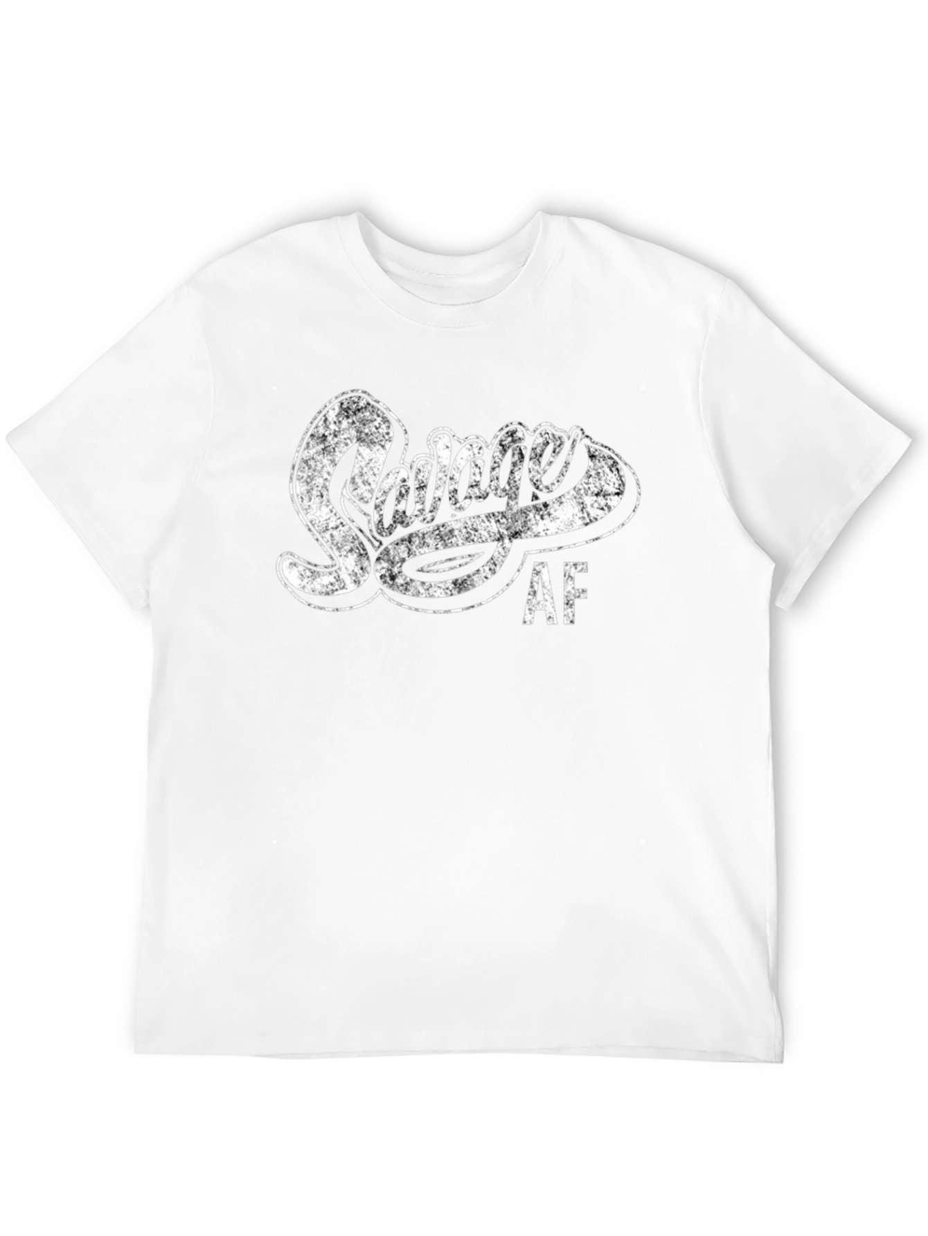 Savage AF Graphic Tee - Distressed Print