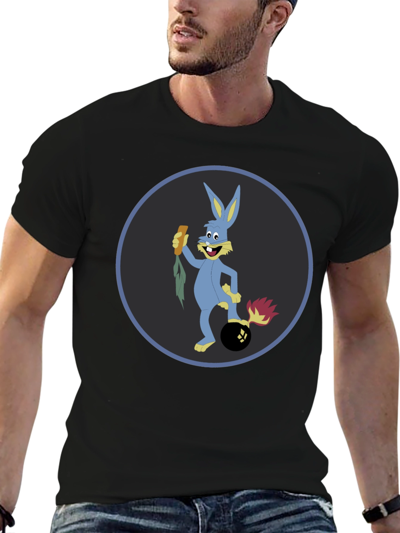 Cartoon Bunny Bomb T-Shirt