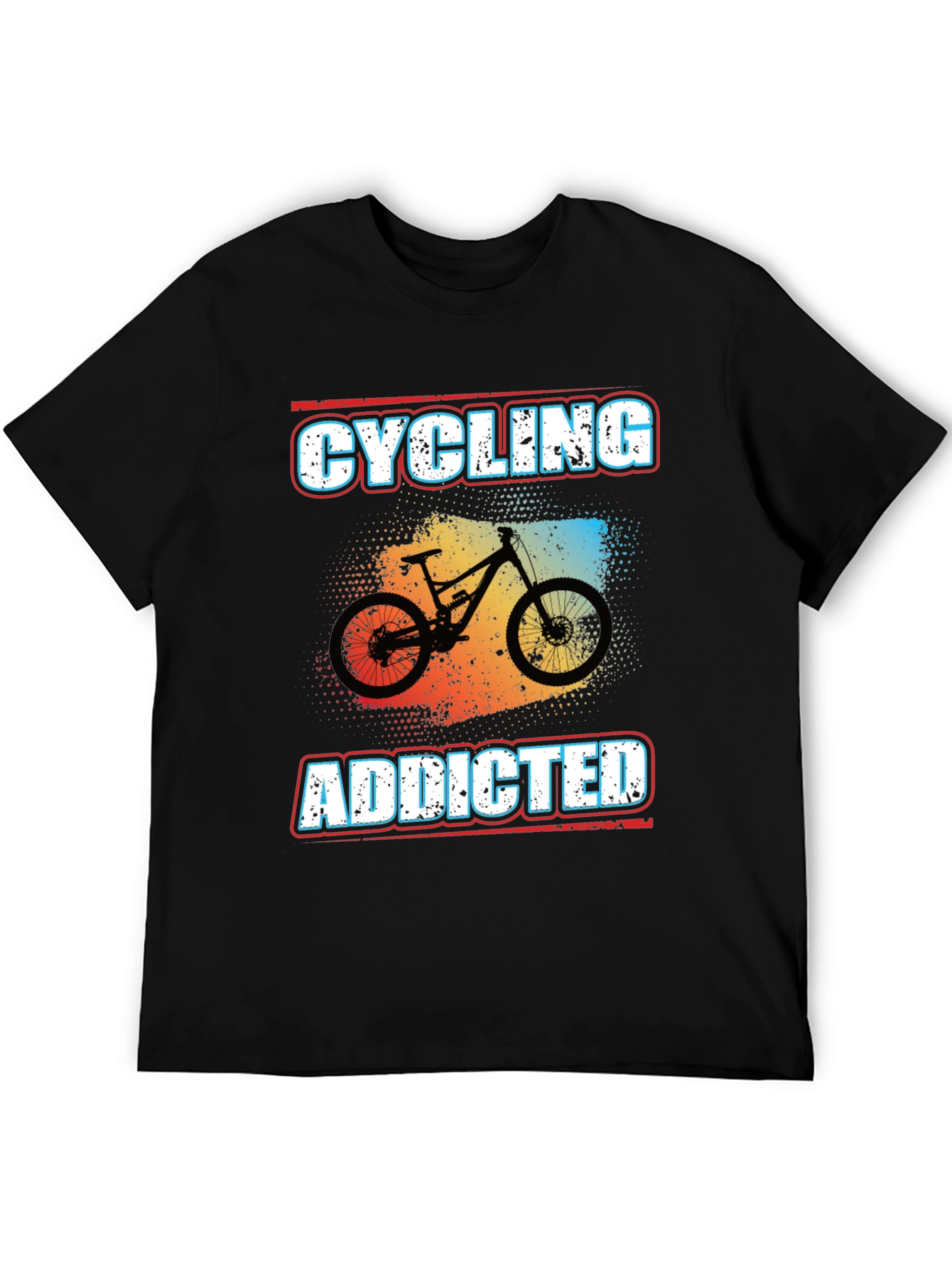 Cycling Addicted Graphic Tee