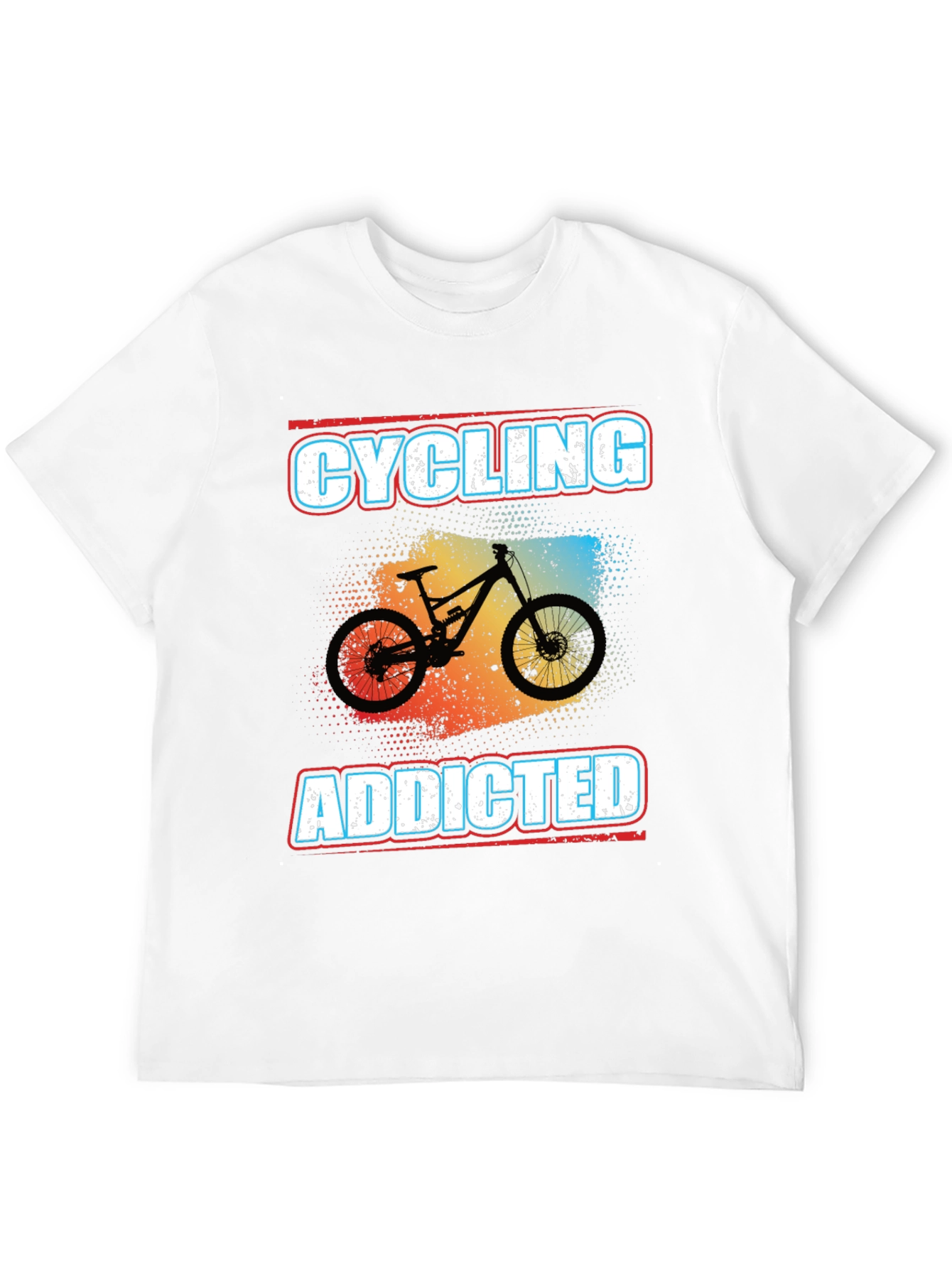 Cycling Addicted Graphic Tee