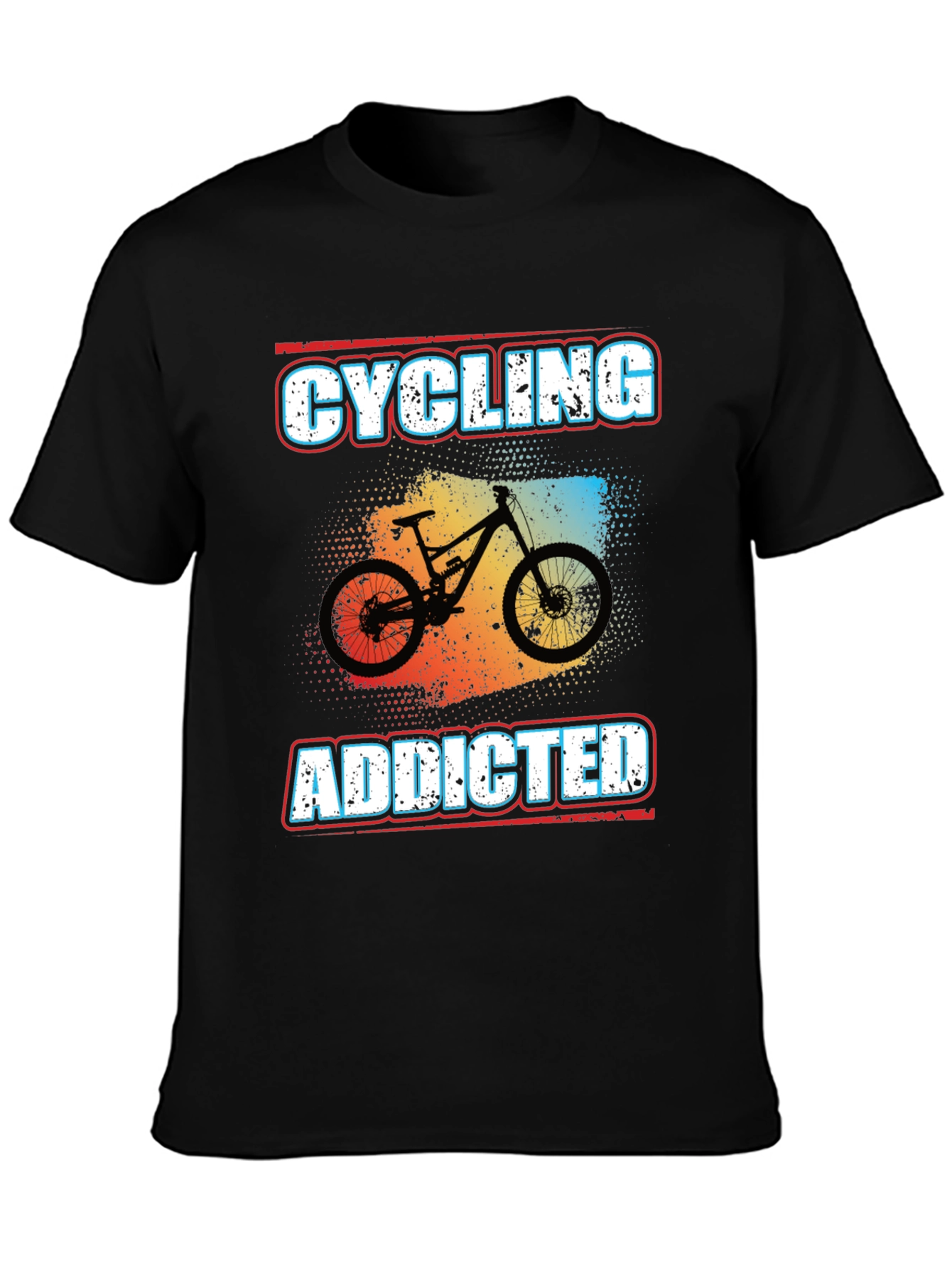 Cycling Addicted Graphic Tee