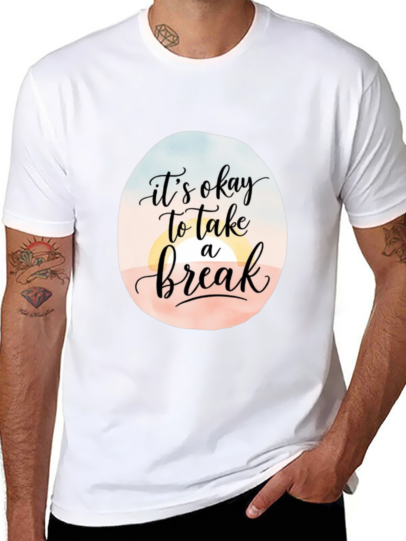 Relaxed Fit Its Okay to Take a Break T-Shirt
