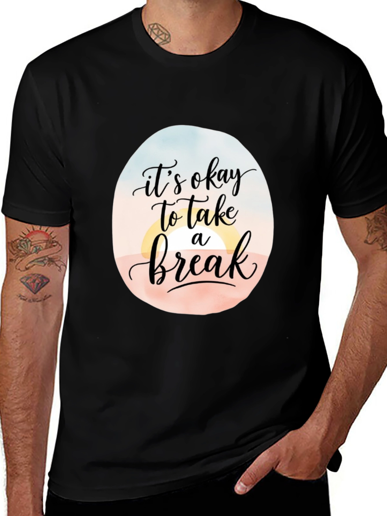 Relaxed Fit Its Okay to Take a Break T-Shirt