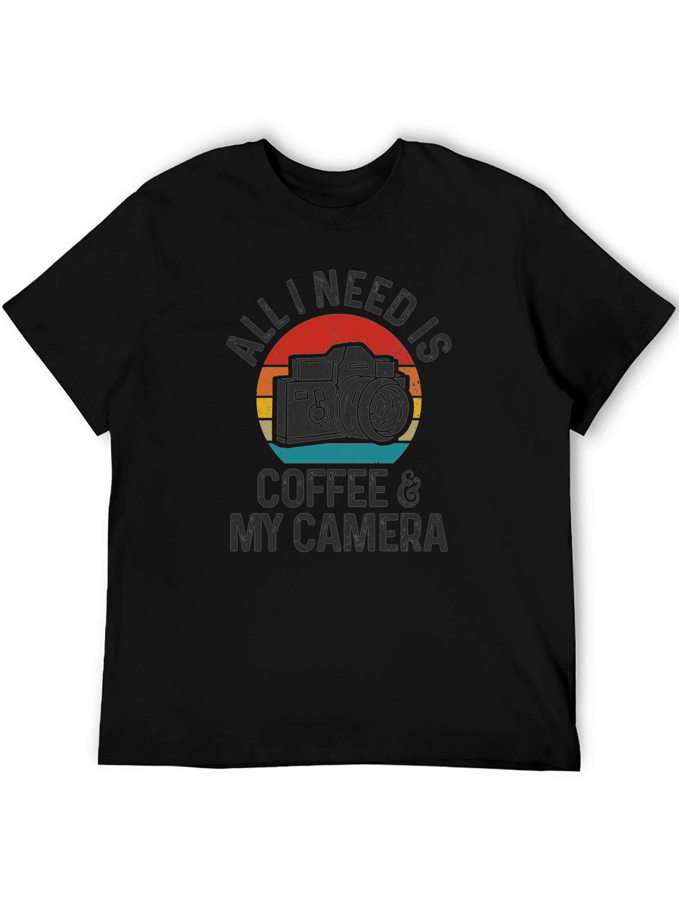 Coffee & Camera T-Shirt - Photographer Tee
