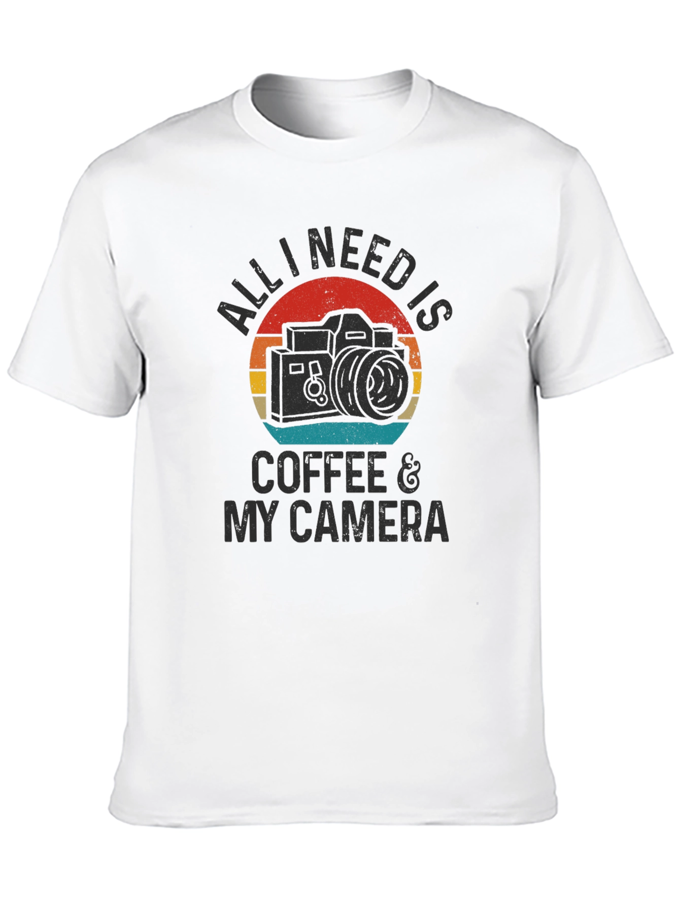 Coffee & Camera T-Shirt - Photographer Tee