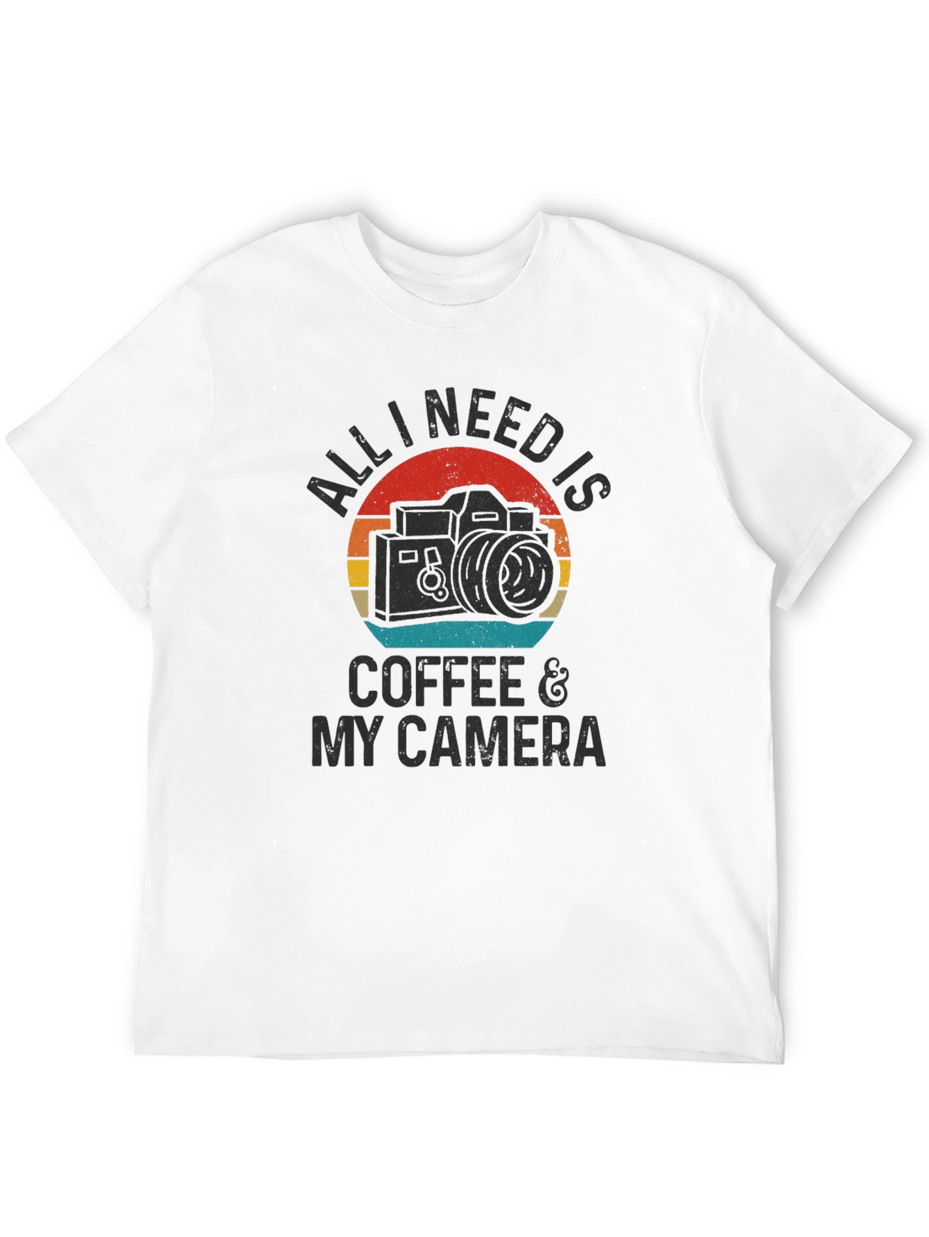 Coffee & Camera T-Shirt - Photographer Tee