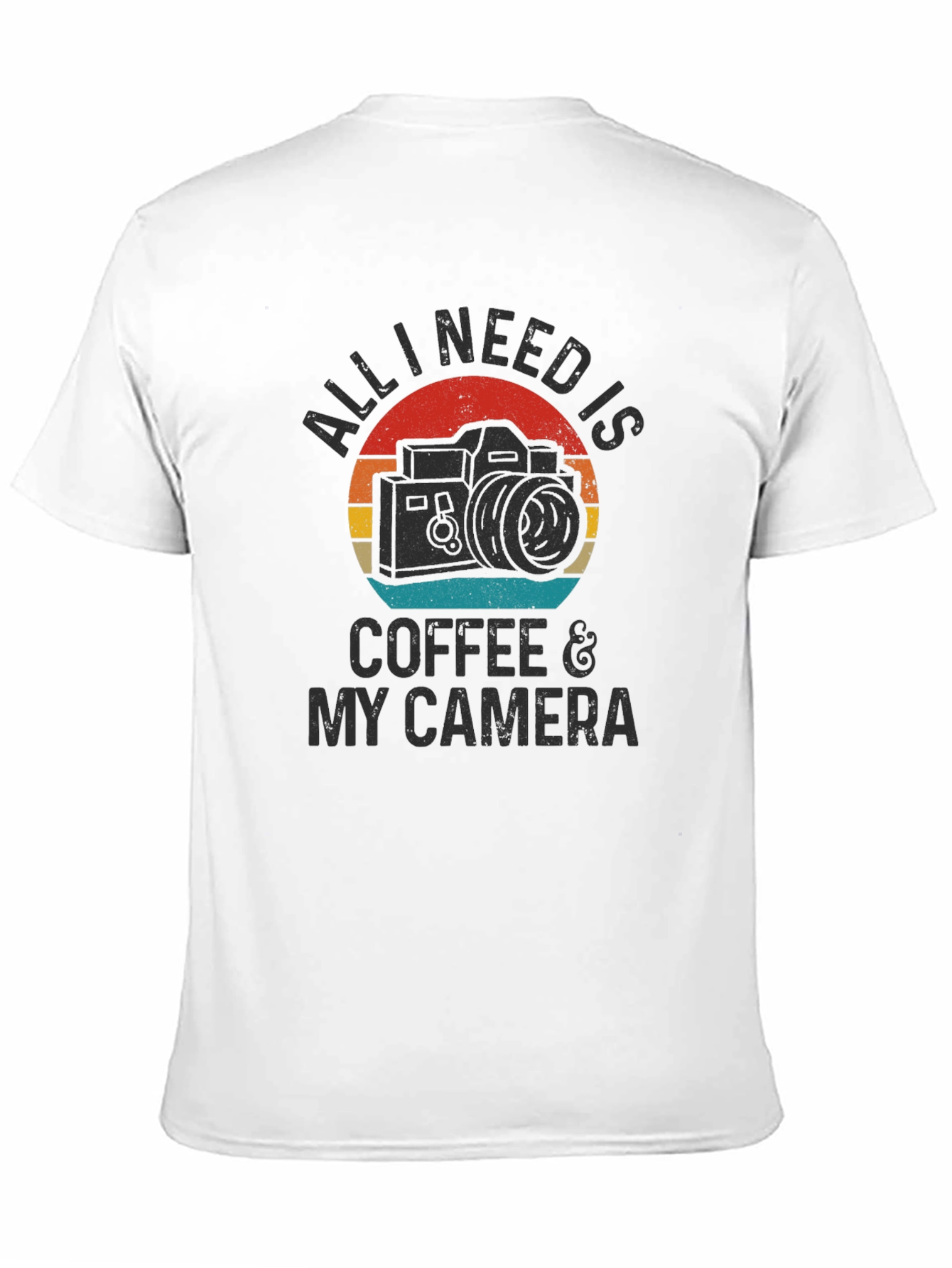 Coffee & Camera T-Shirt - Photographer Tee